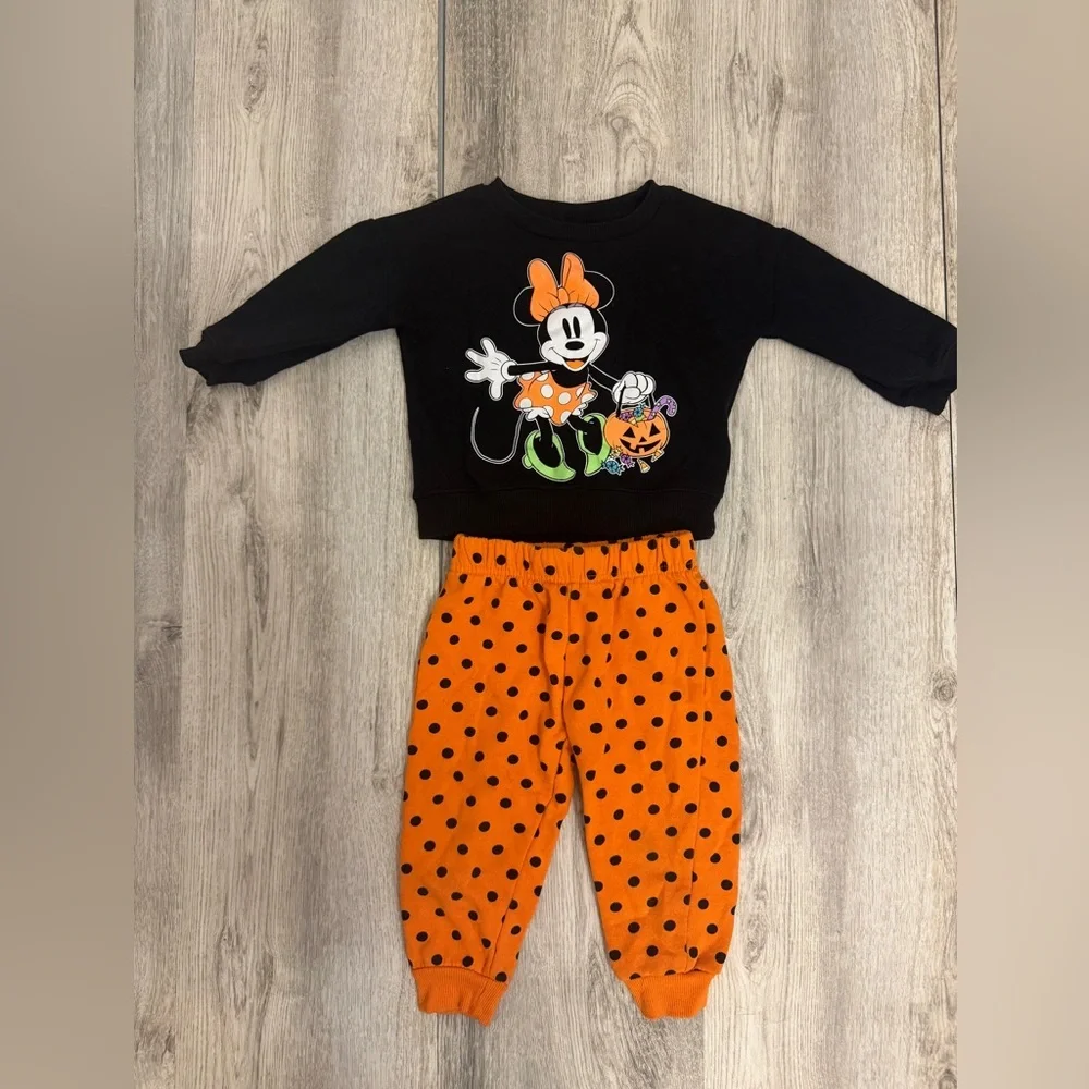 Disney Kids Matching Set - Minnie Halloween